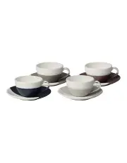 [Royal Doulton] Coffee Studio 4pc Flat White Cup & Saucer Set