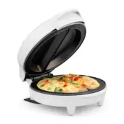 HOLSTEIN HOUSEWARES Egg Cooker Omelet Maker Stainless Steel Non-Stick 4-Eggs