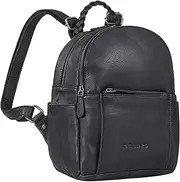 [STILORD] Luna' Women's Elegant Backpack with Braided Handle Daypack Women's Backpack Bag Small Women's City Backpack Genuine Leather
