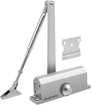 Onarway Door Closer/Closure Adjustable Automatic Size 3 Spring Hydraulic Aluminum Alloy Body for Residential and Light Commercial Use for Door Weights 99~132 Lbs, Easy Install