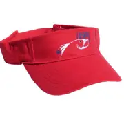 Rising Fly Fishing Visor Hat Red