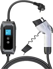 Portable EV Charger Type1 SAE J1772 3.5KW 16A 1P Electric Car Charger Adjust Current&Set Charging Time