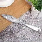 Silver Fish Scaler Fish-shape Fish Cutter New Seafood Tools Home Kitchen Tools