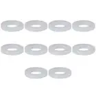 10Pcs White Silicone Gaskets Sealing Washers Assortment Kit Sealing Faucet Pipe