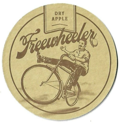 Sociable Cider Werks Freewheeler Dry Apple Bar Coaster Minneapolis MN