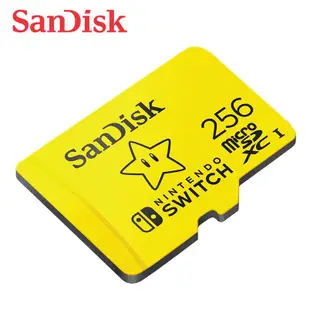 SanDisk 256G 512G micro SDXC A1 UHS-I 任天堂 Switch記憶卡 TF卡