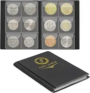 Uncle Paul Coin Album Coin Holder Coin Collection Book Money Penny Pocket for Collectors 60 Pockets CS3706