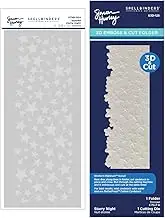 Starry Night 3D Emboss & Cut Folder and Stencil Bundle from The Simon's Space Adventure Collection by Simon Hurley