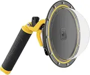 TELESIN 6 inches Dome Port Lens for Go Pro Hero 12 11 10 9,Waterproof Housing Case Hand Floating Grip Trigger, Transparent Cover Underwater Diving Photography Anti-Fog Insert Accessories Kit