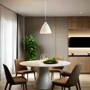 Read 20 Pendant Light Large in Opal White