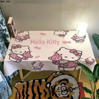 在飛比找蝦皮購物優惠-餐桌 桌布【防髒耐用】ins可爱少女心Hello Kitty