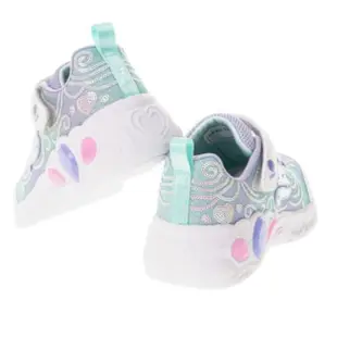 【SKECHERS】Princess Wishes 中童 女童 休閒鞋 燈鞋 公主 閃亮 紫彩(302686LLVMT)