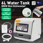 Portable Benchtop Dishwasher 4 Washing Programs Portable Dishwasher 360° Spray