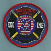 MEMPHIS TENNESSEE ENGINE COMPANY 23 FIRE PATCH