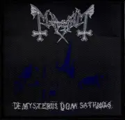 Mayhem De Mysteriis Dom Sathanas Patch Official Black Metal Band Merch