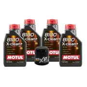 4L Motul 8100 X-CLEAN + 5W30 Wix XP Filter Motor Oil Change Kit API SN/CF (for: Daihatsu)