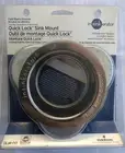 InSinkErator Sink Mount QLM-00 Polished Stainless Steel Montura Quick Lock