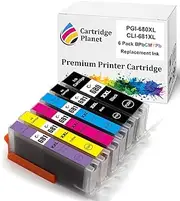 [Cartridge Planet] 6 Pack (1BK,1PBK,1C,1M,1Y,1PB) Compatible Ink for Canon PGI-680XL CLI-681XL PGI680XL CLI681XL XXL for Canon TS8160 TS8260 TS8360 TS9160