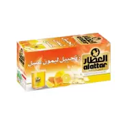 Alattar Tea Ginger Lemon Honey 20 Bags 36g=1.26oz العطار زنجبيل و ليمون و عسل