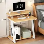 ⭐熱賣⭐小戶型電腦桌子小型家用迷你移動書桌卧室單人簡易雙層台式電腦桌