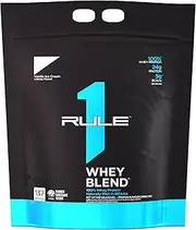 Rule1 R1 Whey Blend Powder 4.48 kg, Vanilla Ice Cream (136 Servings)