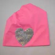 beanies soft with reversible sequin applique pink