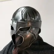 Medieval Steel Knight Helmet Costume 18 Gage LARP SCA Armor Helmet Gift Item