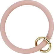 [Muryobao] Wristlet Keychain Bangle Bracelet Keyring - Large Circle Key Ring Silicone Wrist Key Chain For Women Girls