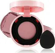 Apooliy Cream Blush for Cheeks, Waterproof Blush Powder, Long-Lasting Matte Blusher,Highly Pigmented, Brightening the Face, Suitable for Face Makeup