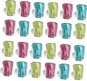 4sets Toothbrush Dust Cap Firm Toothpaste Squeezer Toothbrush Holder Suction Toothbrush Cup Hanging Toothbrush Holders Automatic Dispenser for Bathroom Teeth Stain Remover 6pcs*4