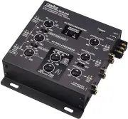 ELECTRONIC CROSSOVER W/ 5-VOLT RCA OUTPUTS CLARION MCD360 3-WAY 6-CHANNEL INPUT