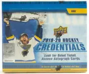2019-20 NHL Upper Deck Credentials Hockey Factory Sealed Hobby Box