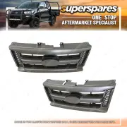 Superspares Grey//Black Front Grille for Ford Ranger PK 05/2009-08/2011