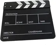 LALAFINA Boys and Girls Movie Kit Clapperboard Acrylic Stage Play Props for Home Parties Festivals