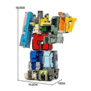 Creative Assembling Figure Number Transformation Robot Educational Blocks10pcs