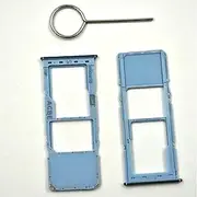 Single SIM Tray for Samsung Galaxy A32 SM-A325F SM-A325M with SIM Eject Tool Blue