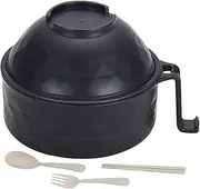 Ramen Noodle Cooker Microwave - Ramen Noodles Bowl Ramen Maker,Ramen Pot Ramen Bowl Set, Microwave Noodle Cooker with Chopsticks & Spoon, Soup Bowl Dishwasher Safe