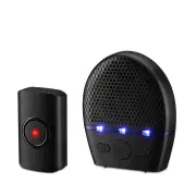 NNEOBA Waterproof Wireless Doorbell LED Chime Home Security (300M)