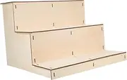 Luxshiny Multi Rustic Wood Riser for Cupcakes Plants Jewelry and Perfumes Natural Wood Shelf for Retail and Home Decor Effortless Assembly and Cleaning