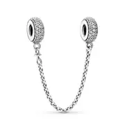 Pandora Logo Safety Chain Clip Charm 792057CZ