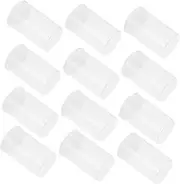 DOITOOL 30Pcs Transparent Plastic Film Canisters Storage Containers for Camera Film Small Accessories Crafts Durable and Wear Resistant