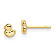 14k 14kt Yellow Gold Madi K Duck Post Earrings