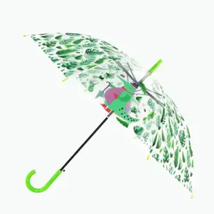 【雙龍牌】可愛動物透明傘 大傘面防風環保傘(兔子麋鹿熊鱷魚狐狸兒童傘A0557K)
