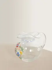[Cabana] Cabana - Painted Glass Carafe - White - One size One size White