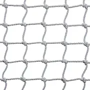 Kwik Goal 8' x 24' Soccer Net 3MM 120MM Mesh - Black/White Striped, New