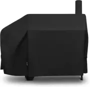 Offset Smoker Cover 60 Inch, Outdoor Heavy Duty Waterproof Charcoal BBQ Grill Co