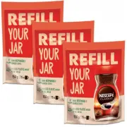 Pack of 3 x Nescafe Classic Instant Coffee REFILL 3 x 150g / 16.29 oz