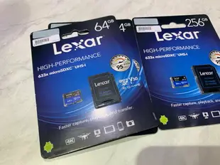 Lexar 雷克沙512g 512gb 633x microSD A2記憶卡 記憶卡全系列 lexar 128G下單