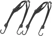 2pcs Adjustable Elastic Helmet Cord Straps for Motorcycle Bicycle Luggage Durable Bungee Cords for Secure Helmet Luggage Fit Reflective Design for Safety