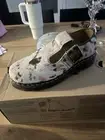 DR MARTENS Women’s Brown Genuine Calf Hair T-Bar Shoe US Size 9 / EU 40